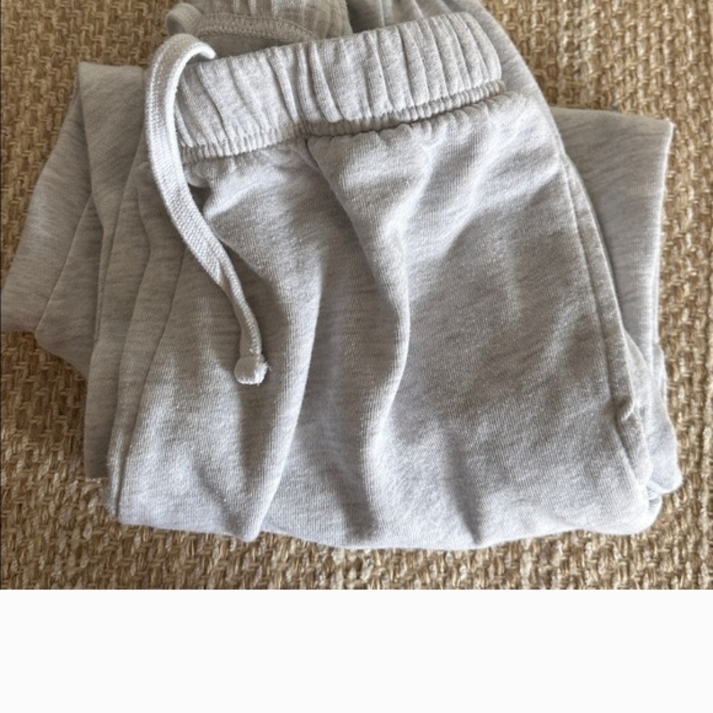 Garage Heather Gray Joggers with Drawstring Small Great Condition